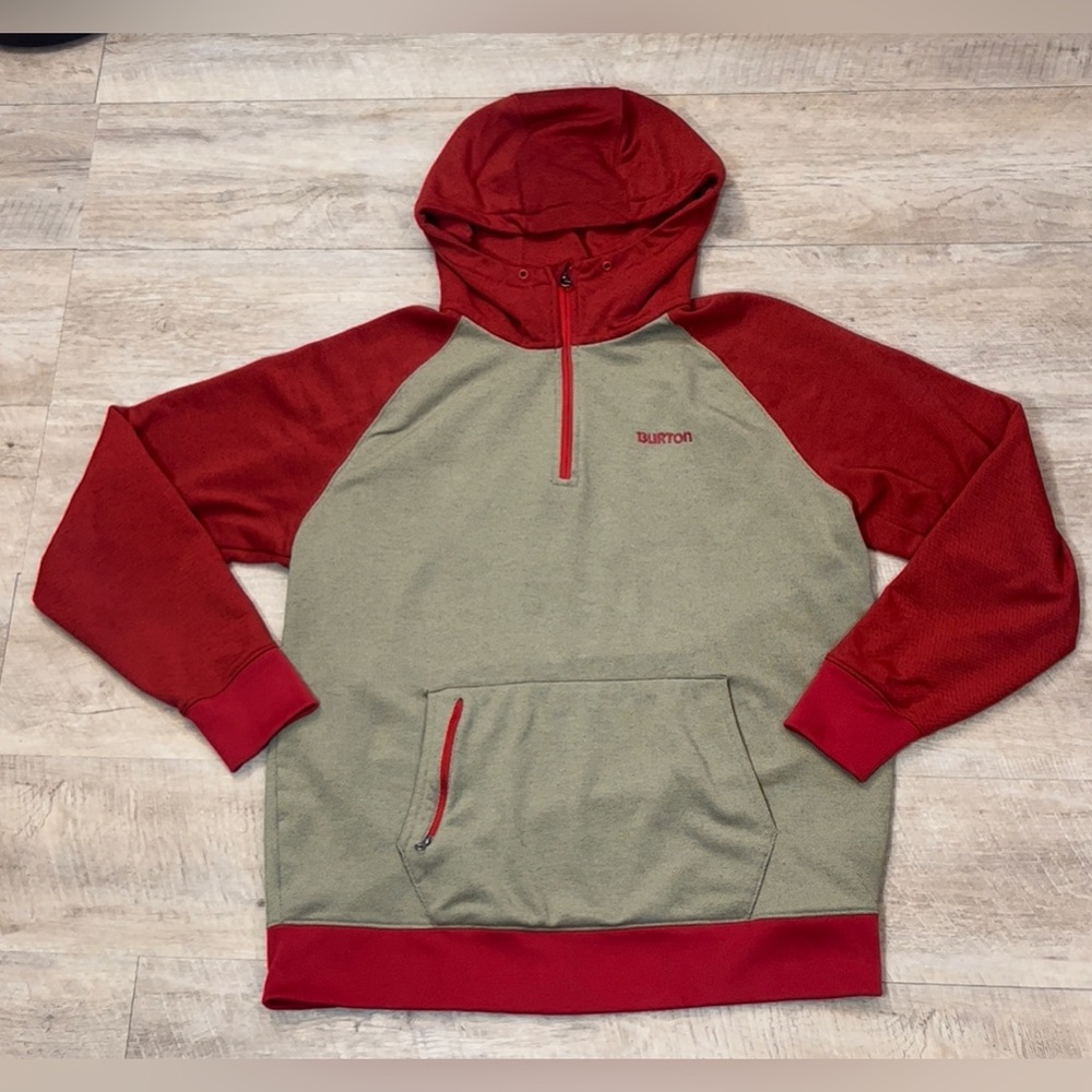 Burton Men’s Dryride 1/4 Zip Hoodie Size Medium